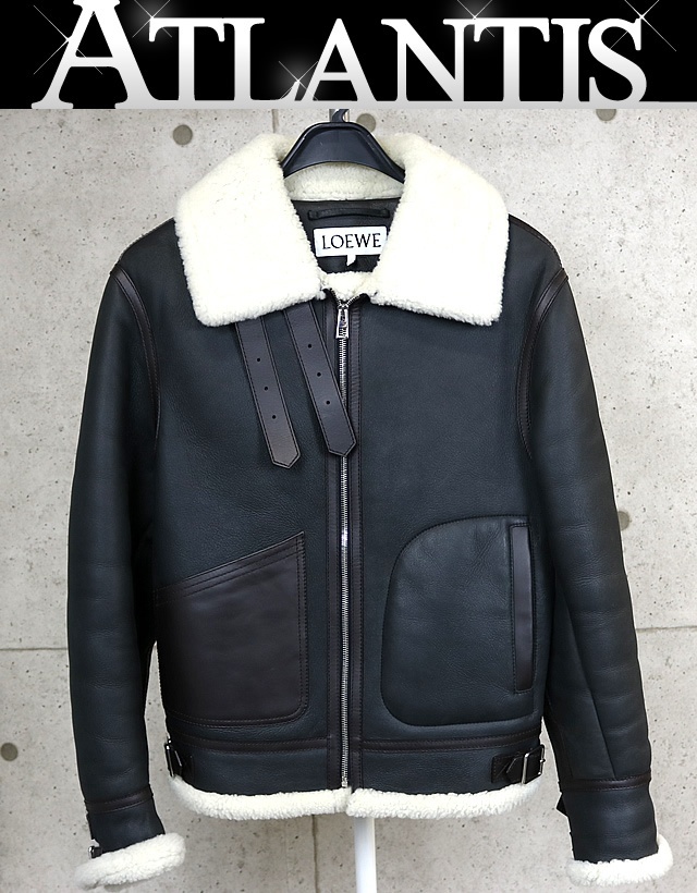 LOEWE 銀座店 ロエベ ムートン メンズジャケット size:44 101196_画像1