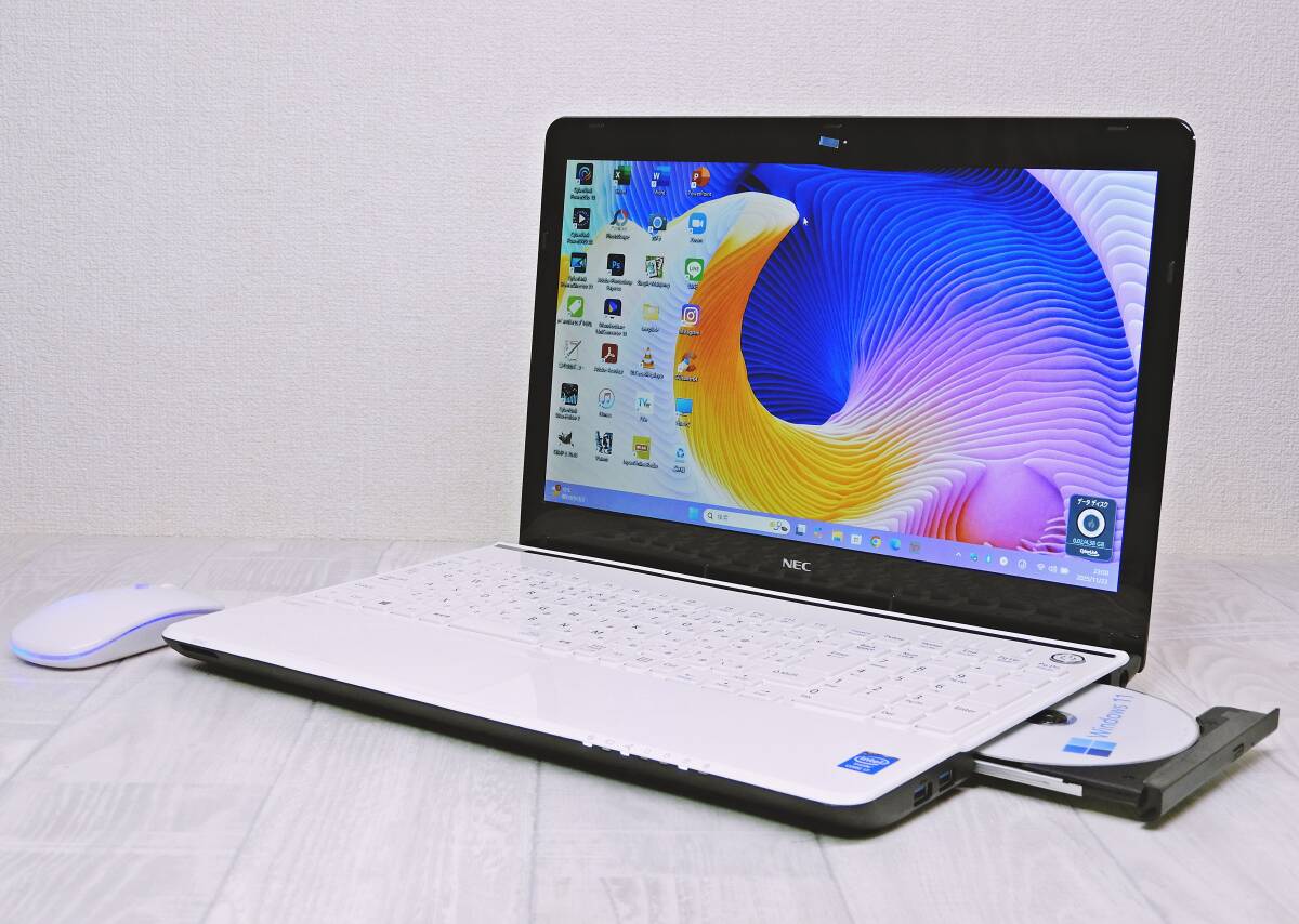 爆速新品SSD512GB+新品メモリ16GB★NEC LaVie ★Win11Pro(Ver25H2)Office2021★WiFi/Bluetooth/Blu-Ray/WEBカメラ/Core i7_画像1