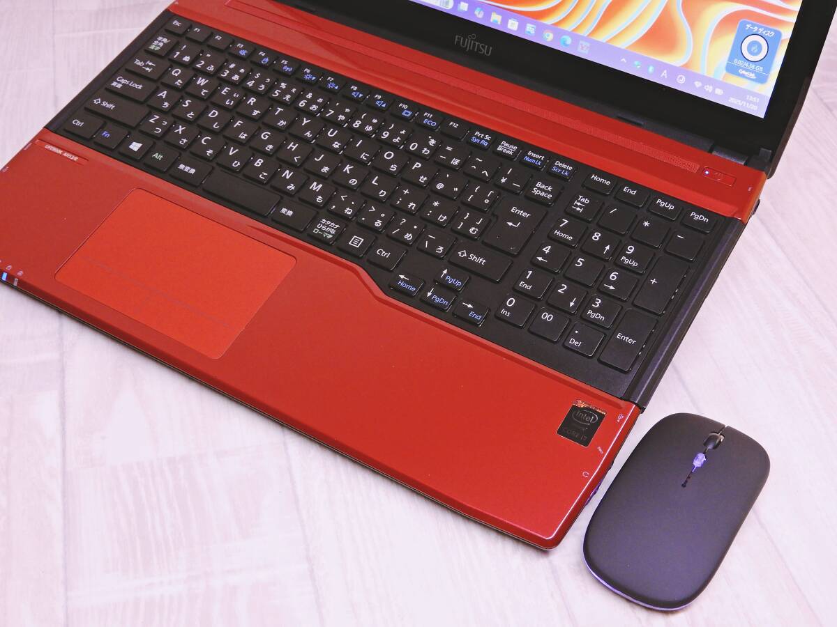 富士通 LIFEBOOK AH53★爆速新品SSD512GB+メモリ16GB★Win11Pro(25H2)★Office2021★Bluetooth/Blu-Ray/WiFi/ WEBカメラ/Core i7_画像4