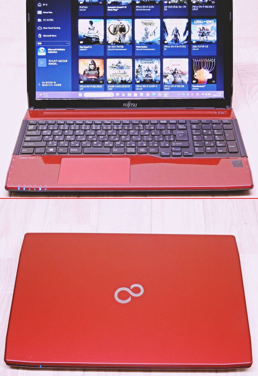 富士通 LIFEBOOK AH53★爆速新品SSD512GB+メモリ16GB★Win11Pro(25H2)★Office2021★Bluetooth/Blu-Ray/WiFi/ WEBカメラ/Core i7_画像6