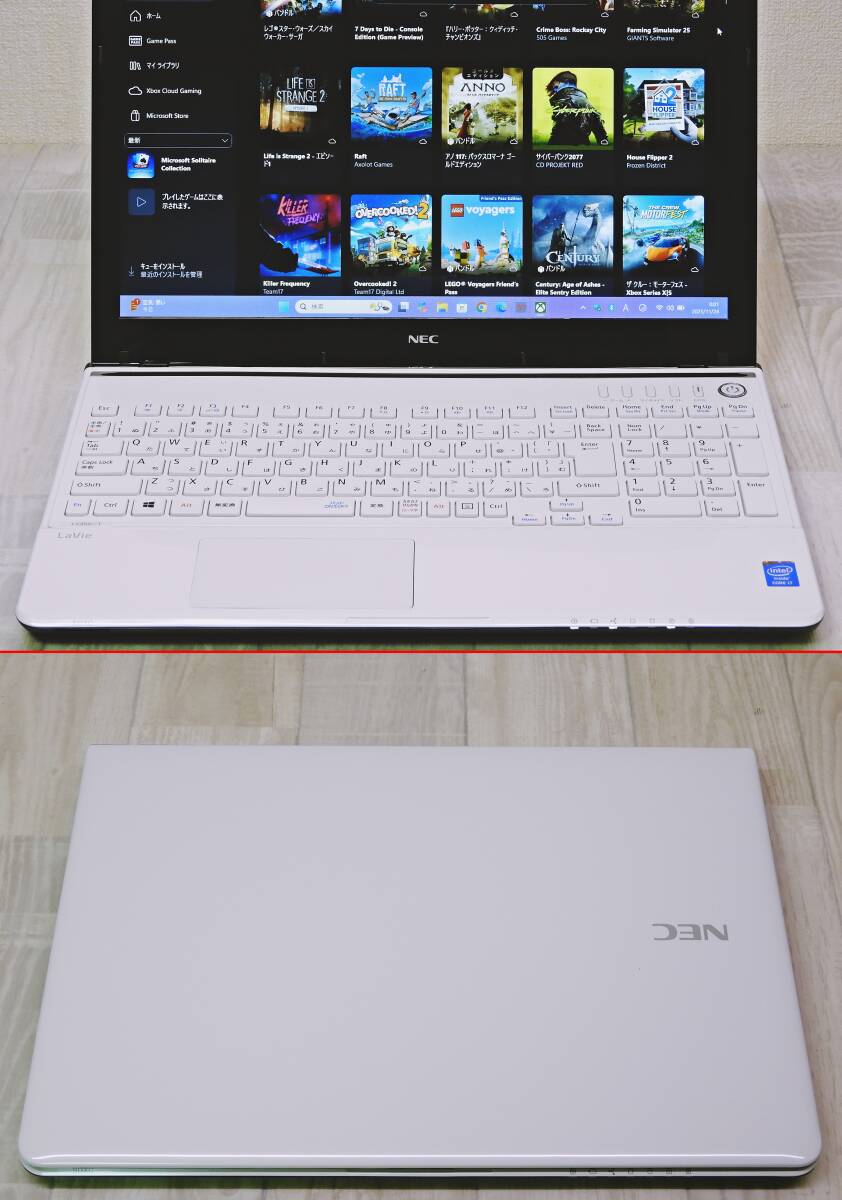 爆速新品SSD512GB+新品メモリ16GB★NEC LaVie ★Win11Pro(Ver25H2)Office2021★WiFi/Bluetooth/Blu-Ray/WEBカメラ/Core i7_画像6