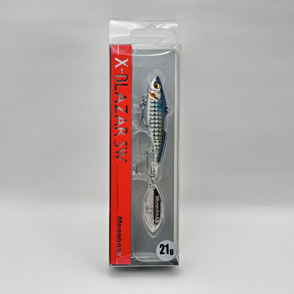 メガバス エクスブレーザー SW 21g G BORA & G GOLD DOUBLE CHART X-BLAZAER SW MEGABASS シーバス テールスピンジグ エックスブレーザー_画像5