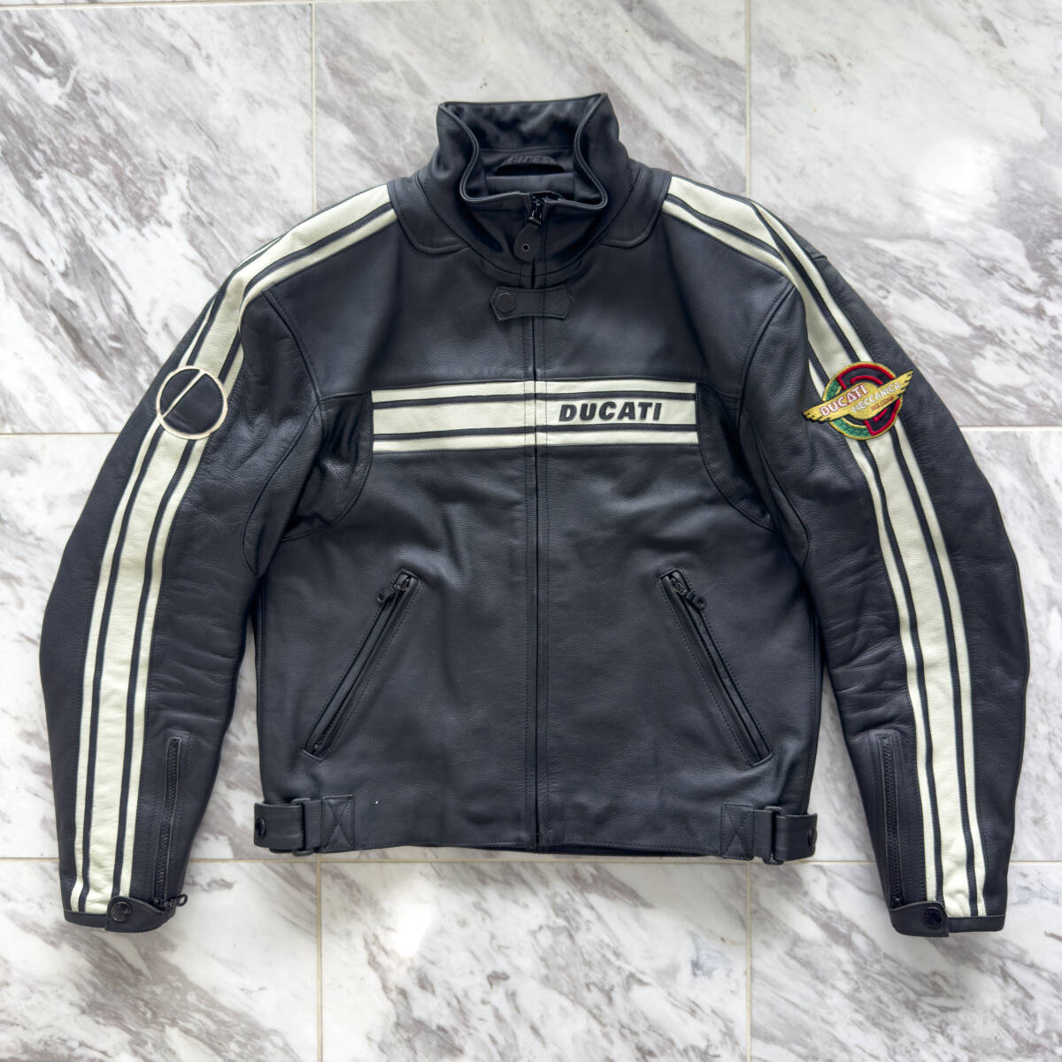 DAINESE DUCATI MECCANICA レザージャケット ライダースジャケット SIZE/52（ドゥカティ・ダイネーゼ）_画像1
