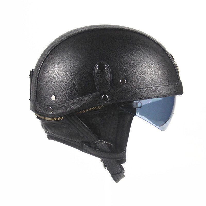  сильно рекомендация * внутренности солнцезащитные очки мотоцикл шлем шлем для мужчин и женщин Harley шлем мотоцикл semi-cap свободный размер черный 