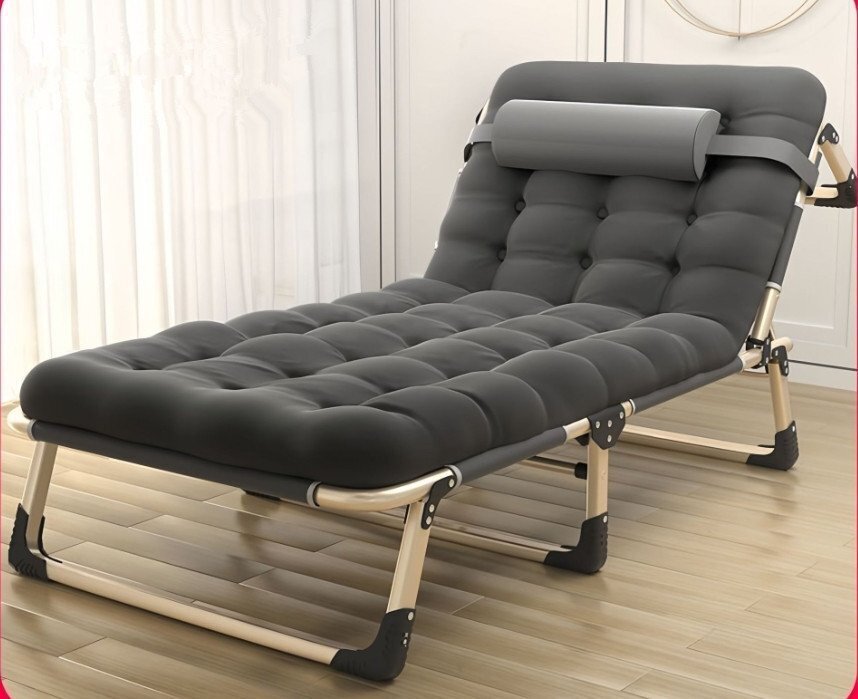 折りたたみ式ベッド 軽量 アウトドアベッド 折り畳み式 簡易ベッド 仮眠 病室 付き添い看護 昼寝 アウトドア キャンプ 収納便利_画像1