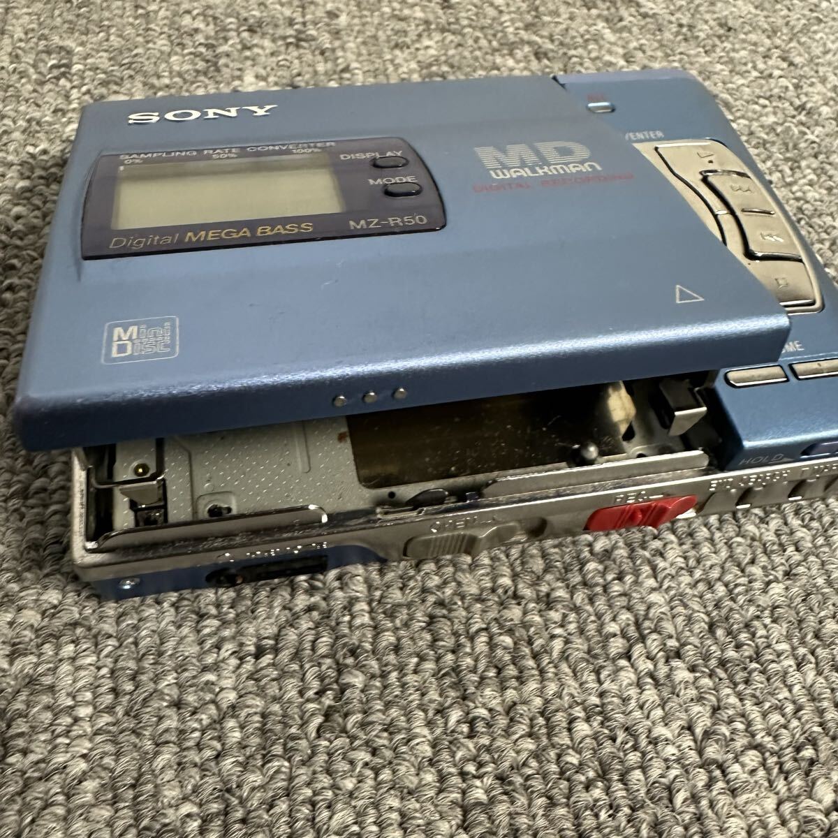 SONY MDウォークマン ソニー MZ-R50 WALKMAN ポータブルMDレコーダー MDプレーヤー_画像6