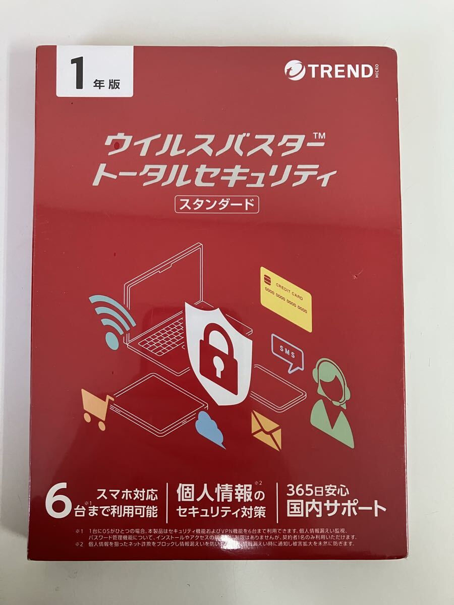 M/ TREND トレンドマイクロ ウィルスバスター トータルセキュリティ スタンダード 1年版_画像1