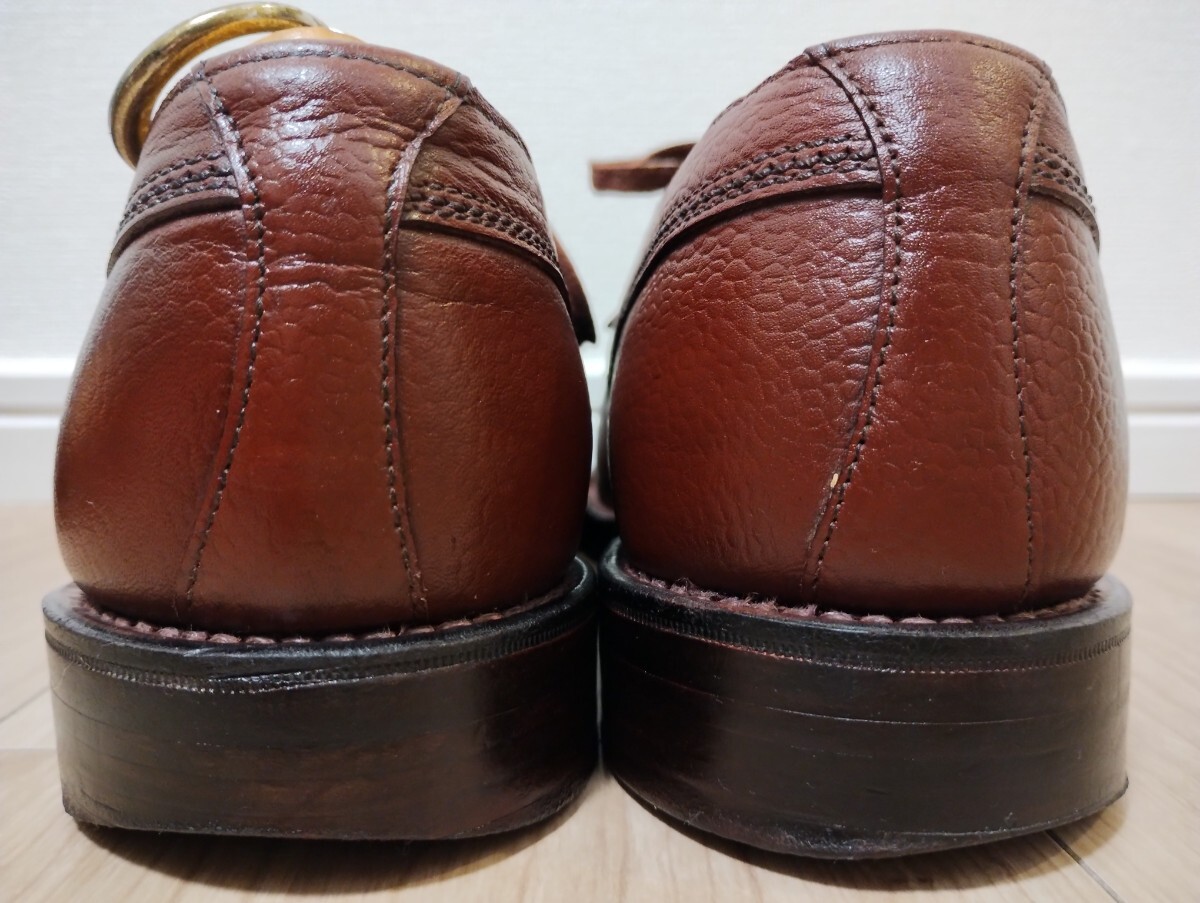 レア クロケット＆ジョーンズ ウイングチップ 茶 UK 7 25.5 ヴェルトショーン 英国製 ビンテージ トレーディングポスト別注 ケンゴン_画像4