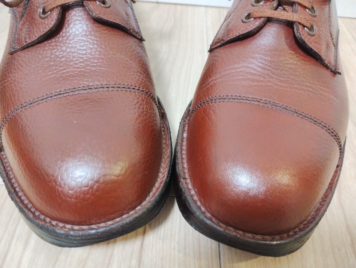 レア クロケット＆ジョーンズ ウイングチップ 茶 UK 7 25.5 ヴェルトショーン 英国製 ビンテージ トレーディングポスト別注 ケンゴン_画像5