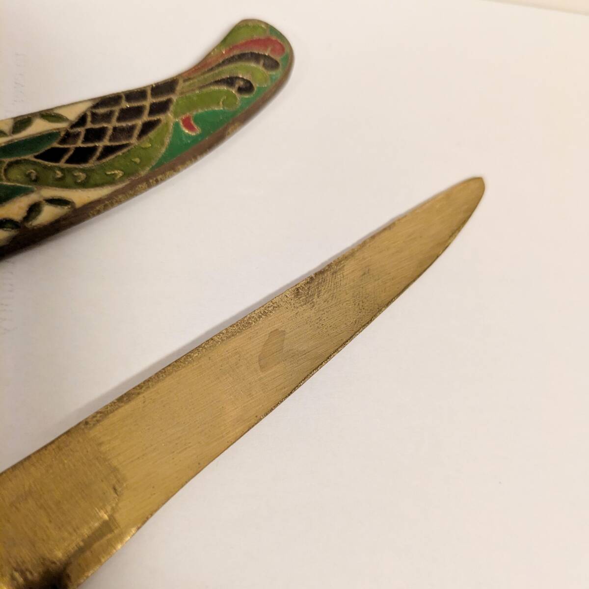 a1343 アンティーク ギリシャ ペーパーナイフ　中古_画像3