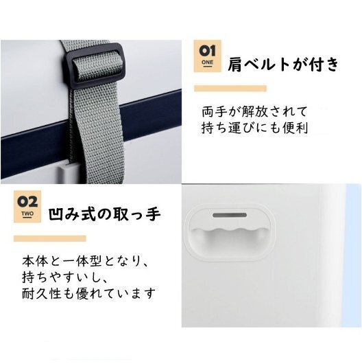  автомобильный рефрижератор 19L портативный холодильник -10*C~+65*C регулировка держать ... маленький размер рефрижератор cooler-box для бытового использования автомобильный тихий звук DC12V/24V 110V белый & серый 