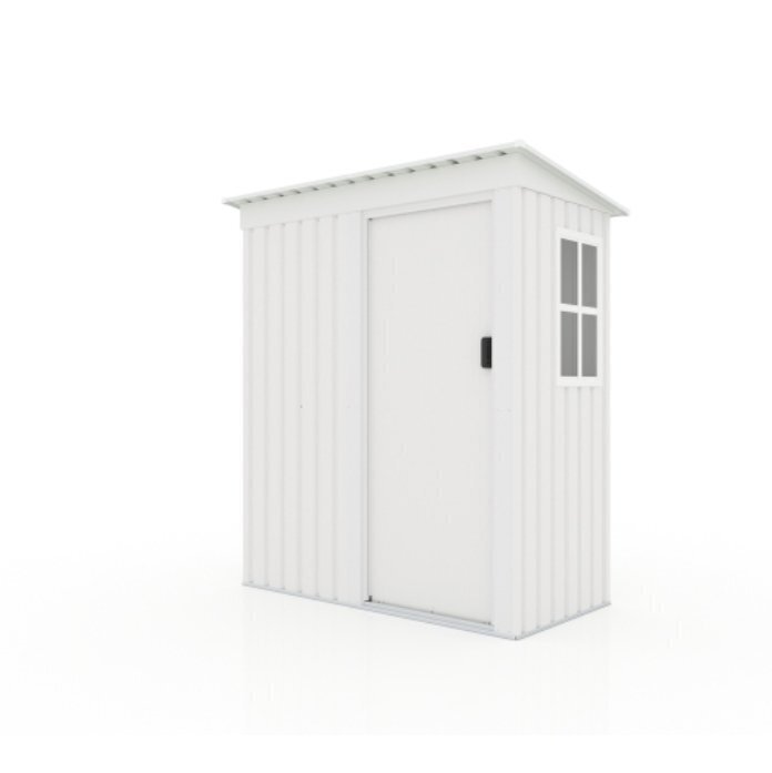 [ полки нет ] белый место хранения наружный дверь вне шкаф водонепроницаемый / выдерживающий . место хранения возможность сад / двор / сельское хозяйство место большая вместимость steel раздвижная дверь окно имеется укрепление рама имеется 