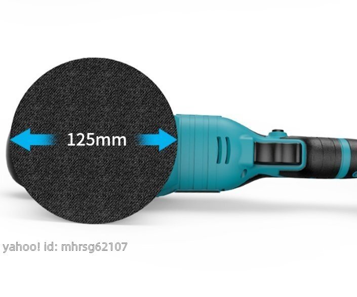 リチウム電気ポリッシュ机電働偏心ワックス洗浄ポリッシュ机懐中式リチウム電気調速無線自働車封釉机_画像5