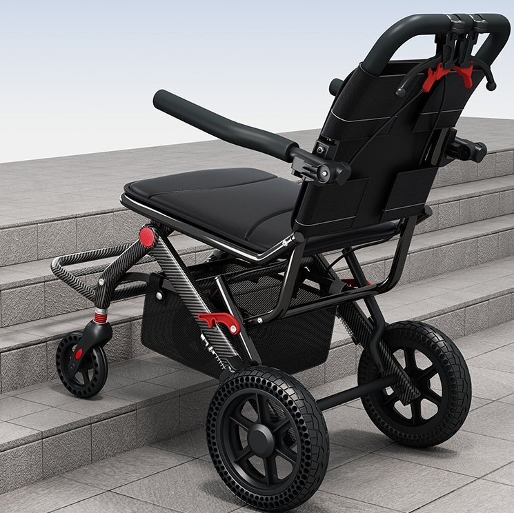 . человек Cart подставка . возможно складной приспособление для ходьбы покупка Cart пожилые люди 4 колесо переворачивание предотвращение нажать возможно стул 