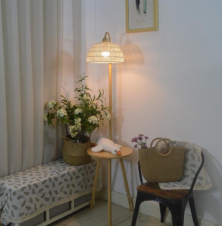  напольный свет подставка свет стол имеется .. living LED осветительное оборудование глициния плетеный простой интерьер 