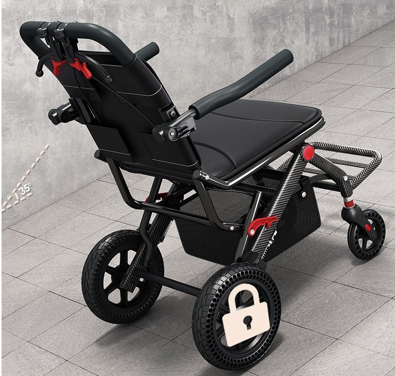 . человек Cart подставка . возможно складной приспособление для ходьбы покупка Cart пожилые люди 4 колесо переворачивание предотвращение нажать возможно стул 