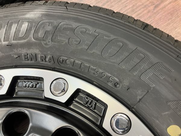 ◆1000円～ PPX GX14 12インチ 3.5J+45 100/4H ブリヂストン 145/80R12LT 新品付き!! 軽トラ/バン/アトレー/エブリィ/ハイゼット/N-VAN他_画像9