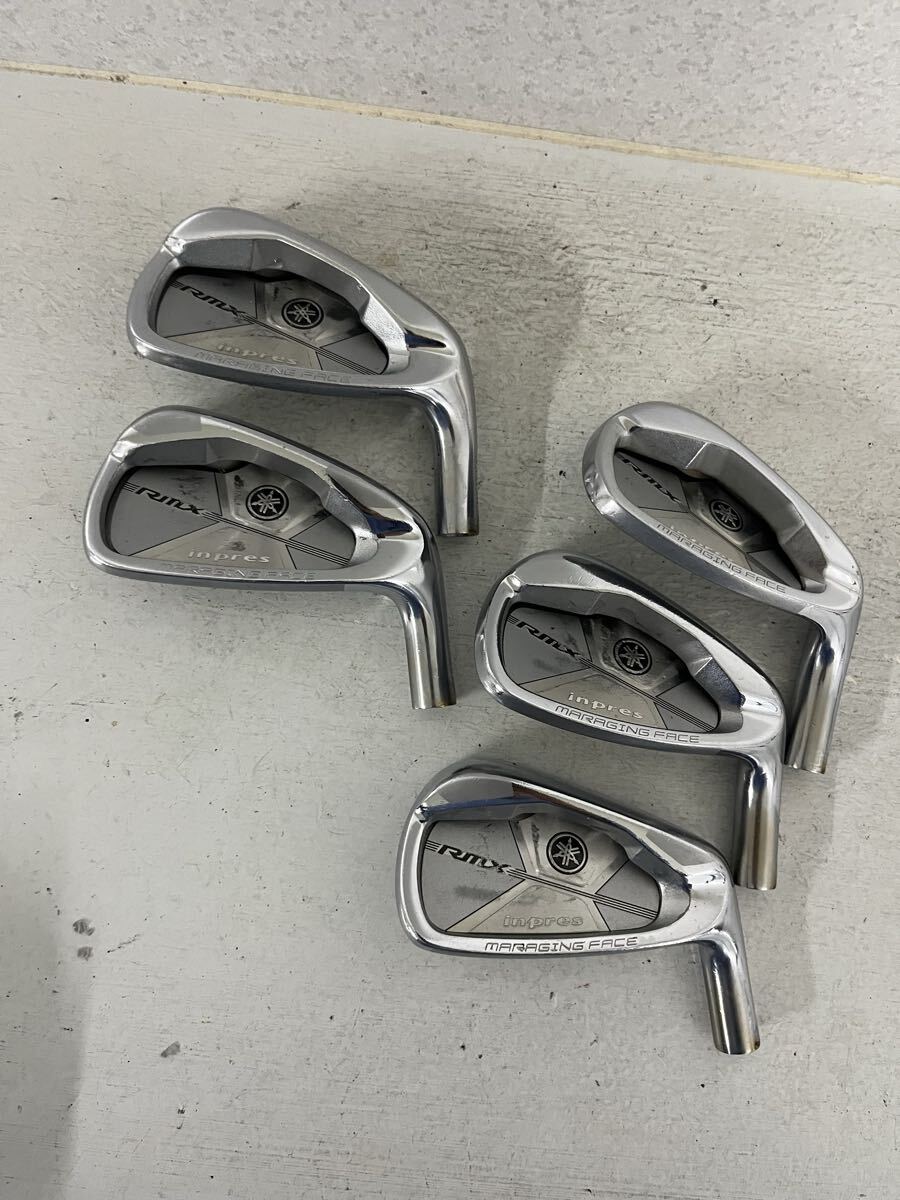 送料無料 美品 YAMAHA ヤマハ インプレス RMX MARAGING FACE アイアン 6〜9.PW ヘッド アイアン_画像1