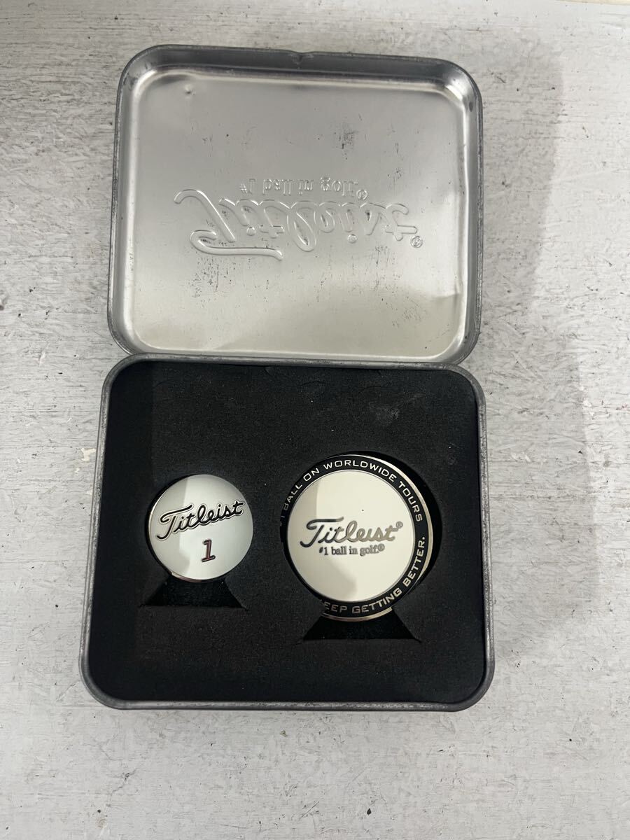 送料無料 希少 未使用 Titleist タイトリスト PROV1 ゴルフマーカー ツインマーカー_画像1