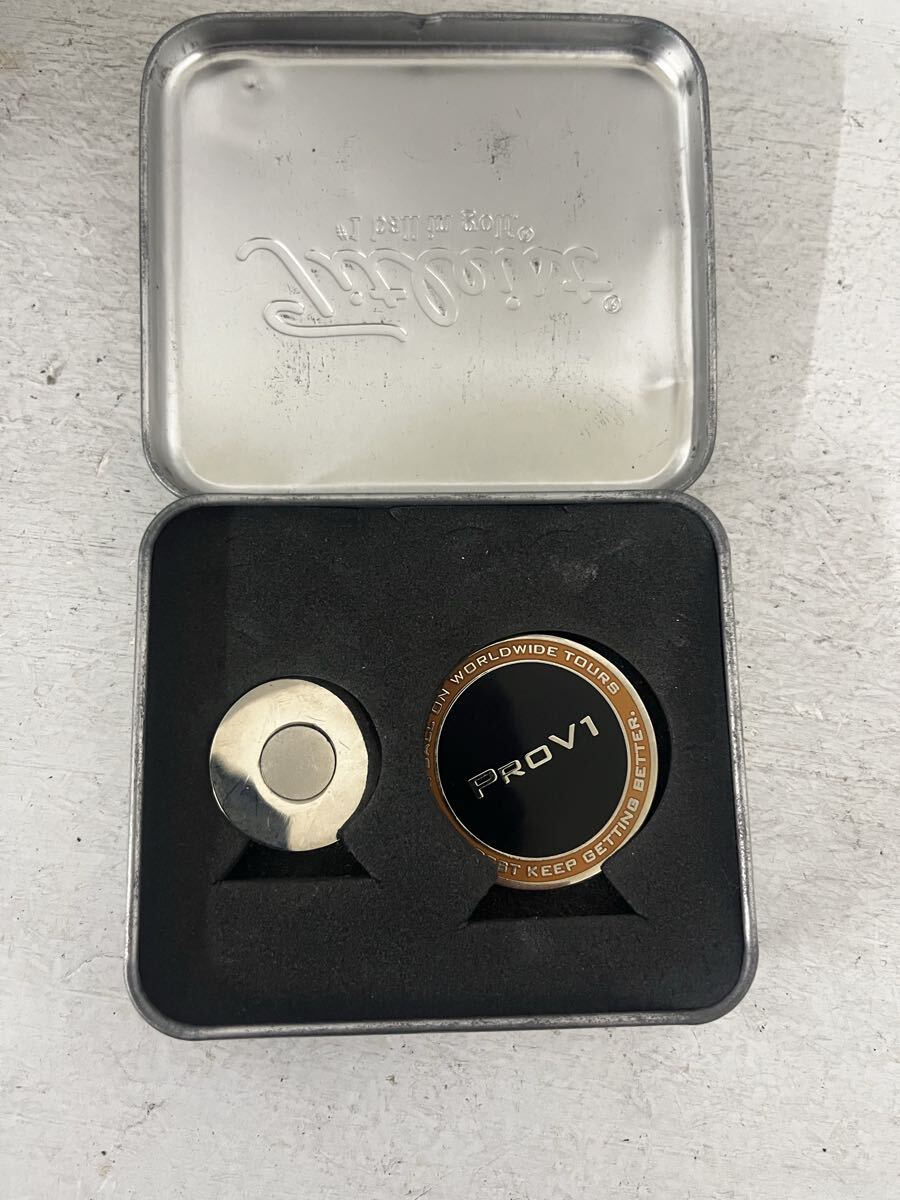 送料無料 希少 未使用 Titleist タイトリスト PROV1 ゴルフマーカー ツインマーカー_画像2