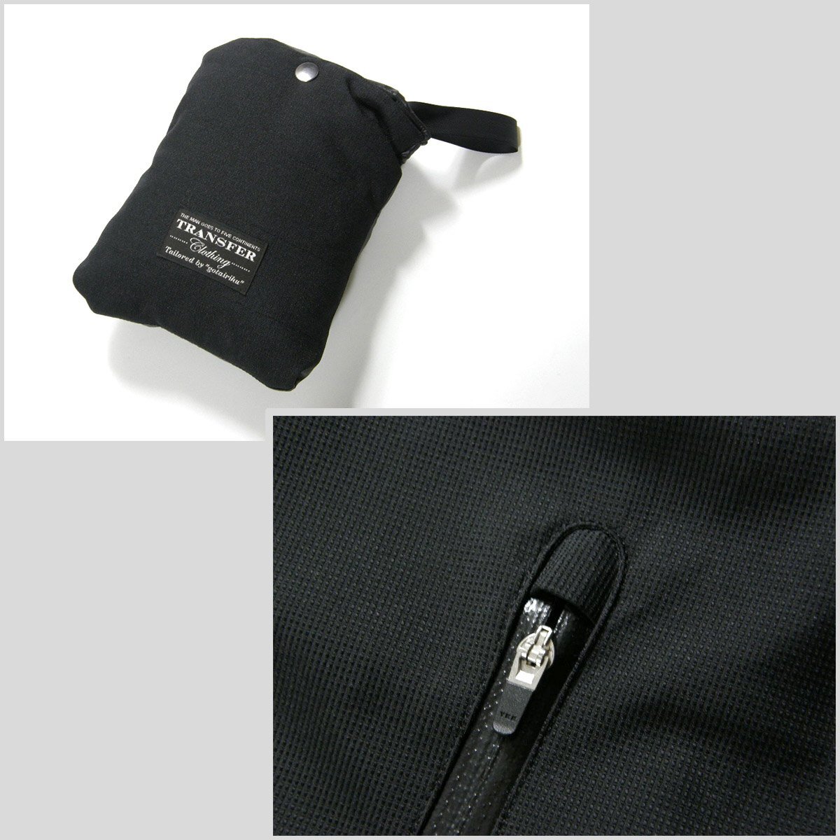 新品 gotairiku 五大陸 / 薄くて軽やかADS × TRANSFER 究極のダウン / ダウンライナー / 秋冬春 / ジャケット / L / 黒 ブラック 310360_画像9