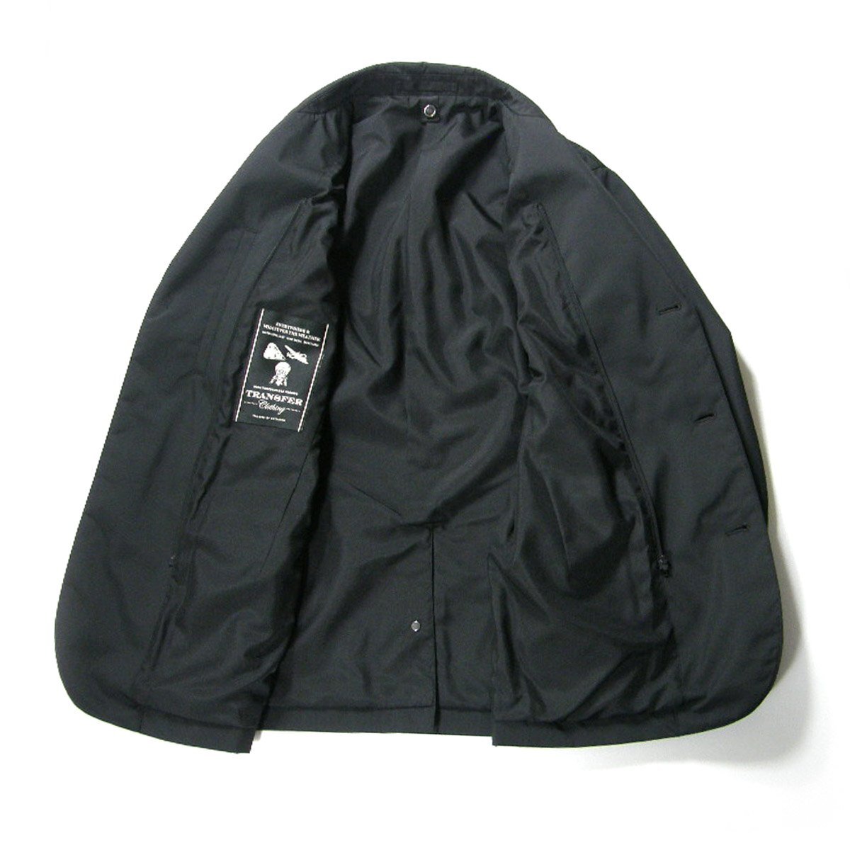 新品 gotairiku 五大陸 / 薄くて軽やかADS × TRANSFER 究極のダウン / ダウンライナー / 秋冬春 / ジャケット / L / 黒 ブラック 310360_画像6