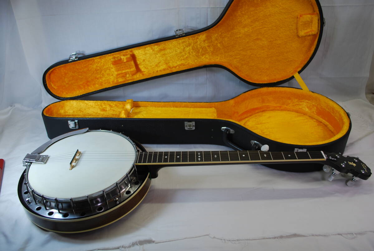 G21* прекрасный товар *Tenesy Jagard* банджо *tenesi- Jaguar do* Japan Vintage * жесткий чехол * стоимость доставки 2600 иен *