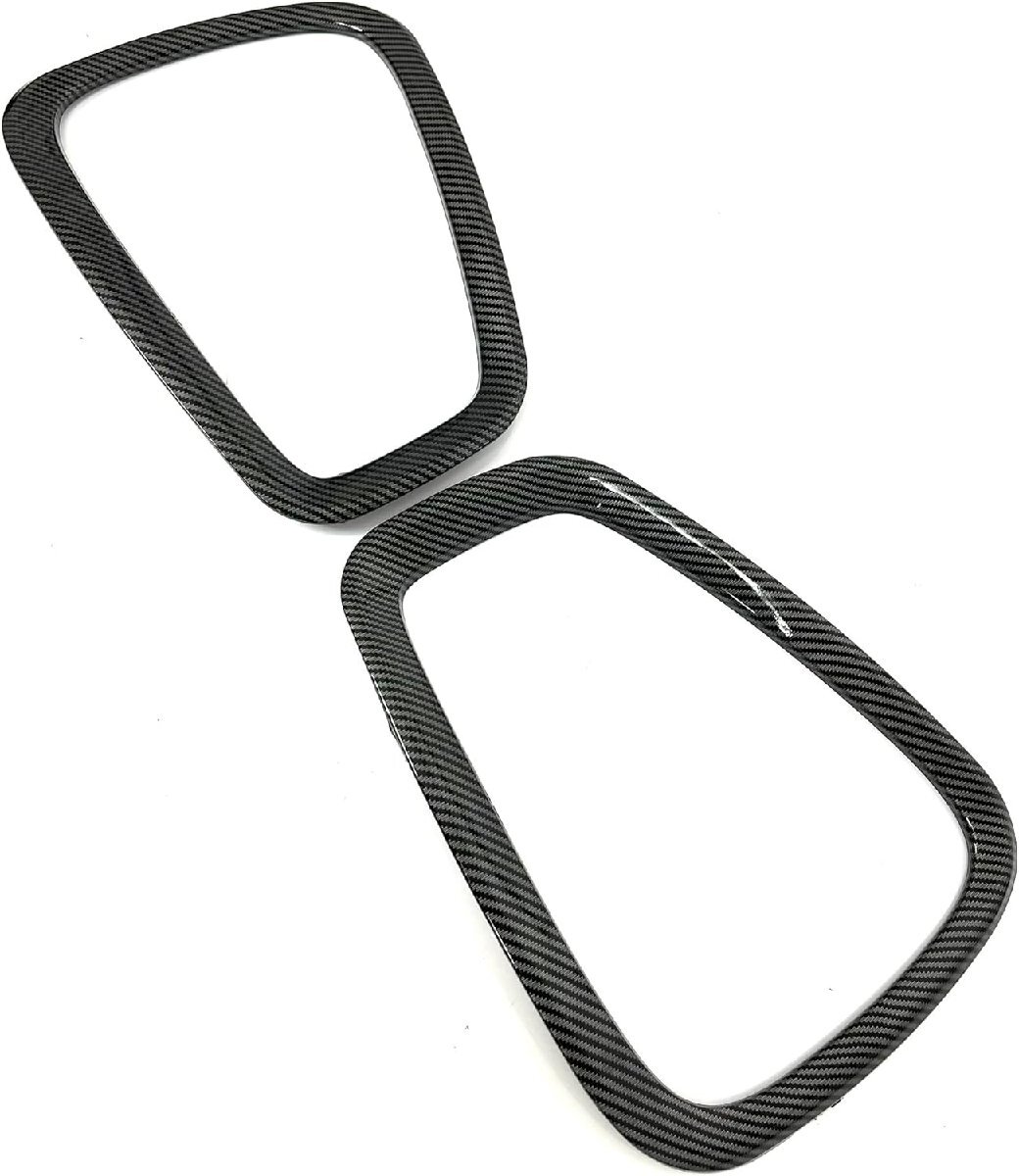 スズキ カーボン ルック ヘッドライト ヘッドランプ ガーニッシュ カバー アルトワークス アルトターボRS HA36S ベースグレード_画像2