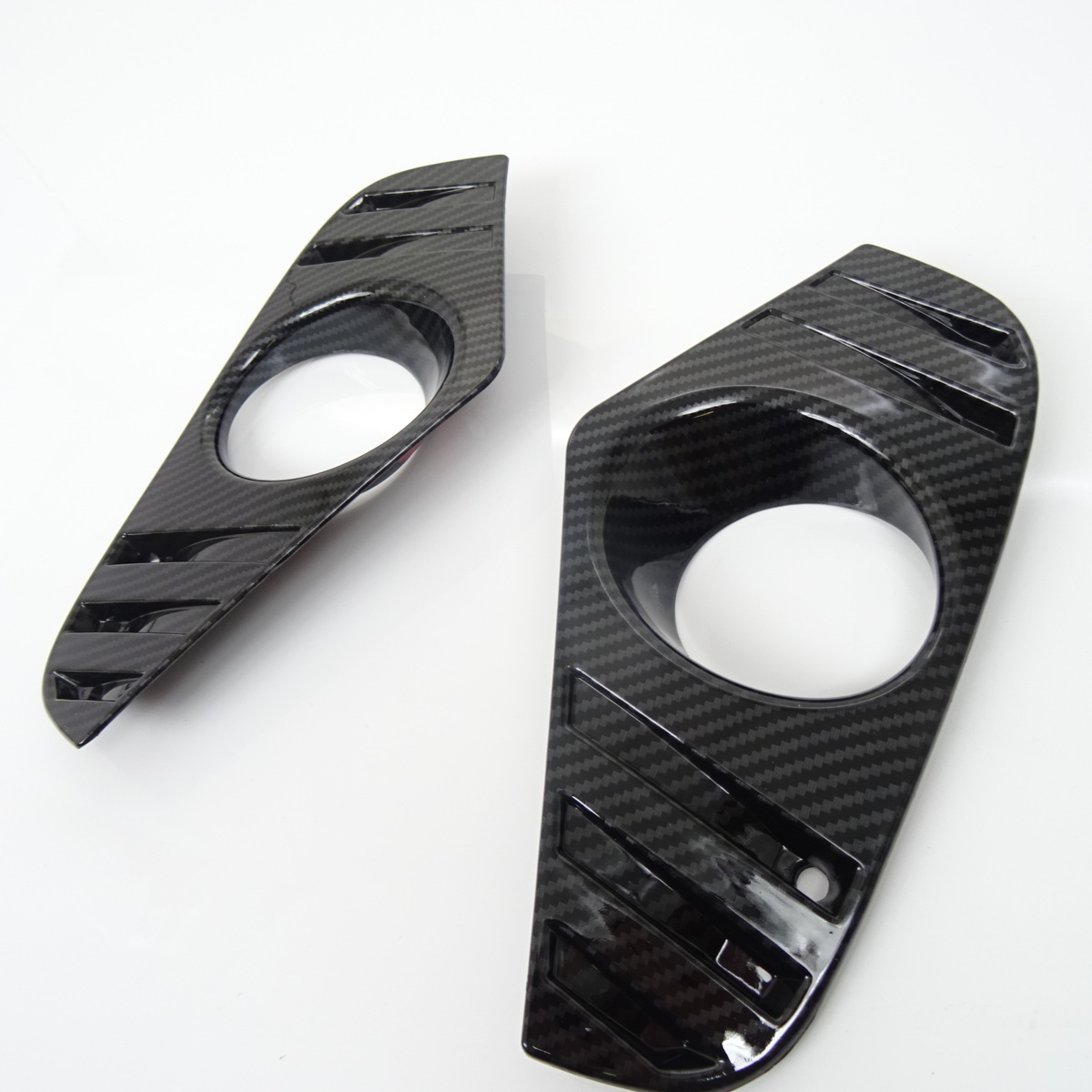 カーボンルック フォグ フォグランプ カバー パネル ガーニッシュ トヨタ RAV4 50系 52 / 54 G_画像2