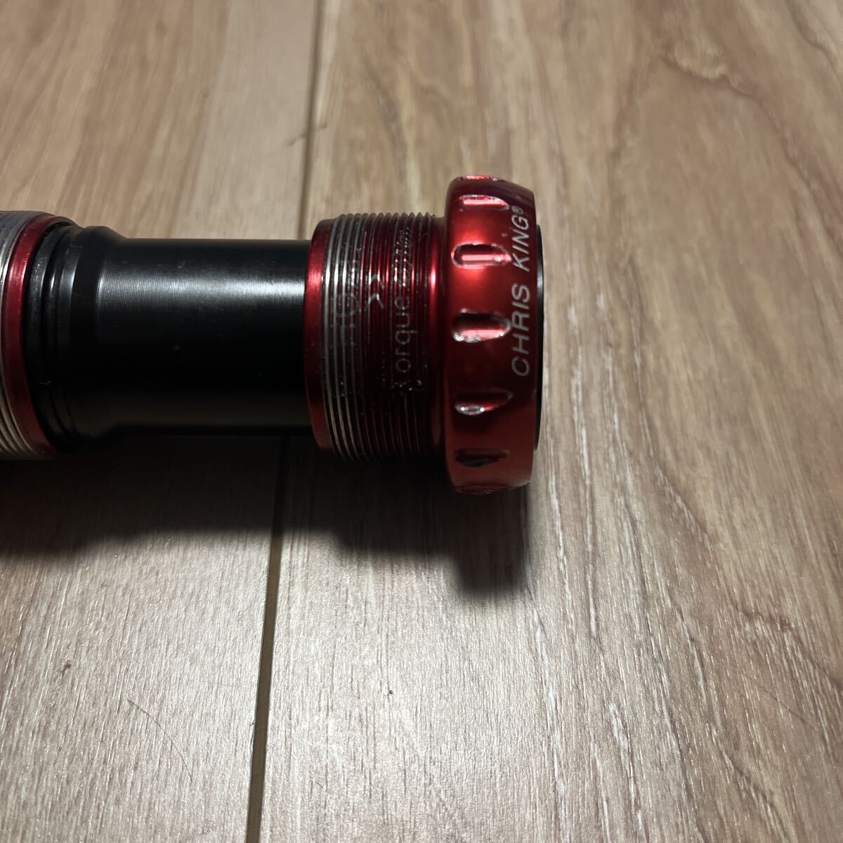 CHRIS KING ThreadFit 24 BB ロード用 レッド 中古 検)クリスキング ボトムブラケット_画像3