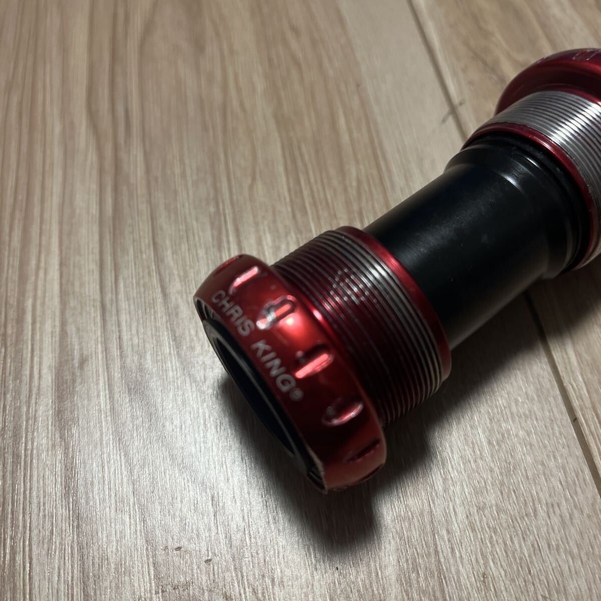 CHRIS KING ThreadFit 24 BB ロード用 レッド 中古 検)クリスキング ボトムブラケット_画像8