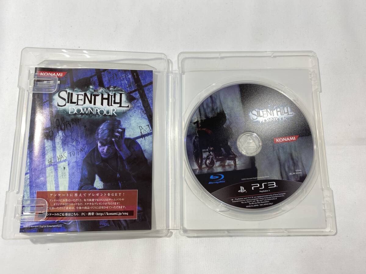 1円スタート 中古品 動作品 PS3ソフト SILENT HILL DOWNPOUR サイレントヒル ダウンプア プレイステーション3 ソフト レトロゲーム_画像3
