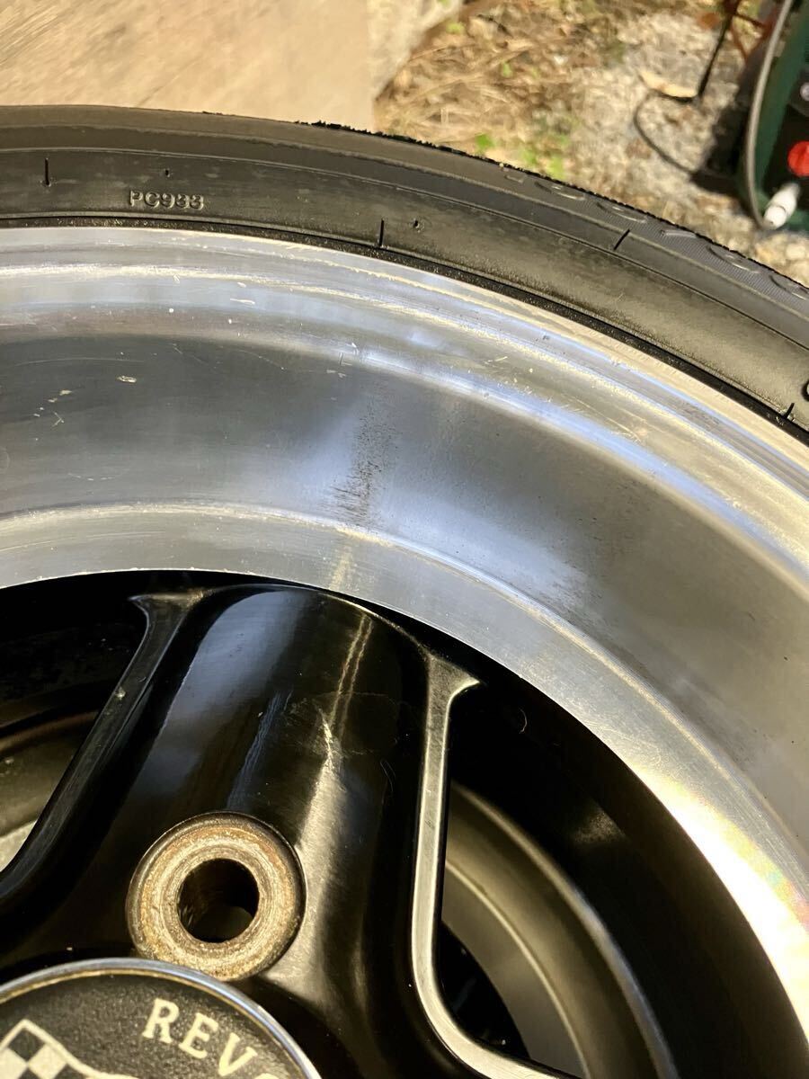 REVOLUTION レボリューション 12インチ 6J +3 pcd101.65 ホイール 165\60r12 タイヤ付き 4本 ローバーミニ_画像5
