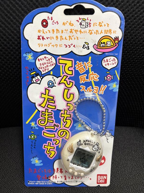 ☆★Y2863 未開封 たまごっち てんしっちのたまごっち ホワイト 当時物 てんしっち バンダイ BANDAI 自宅保管品★☆_画像1