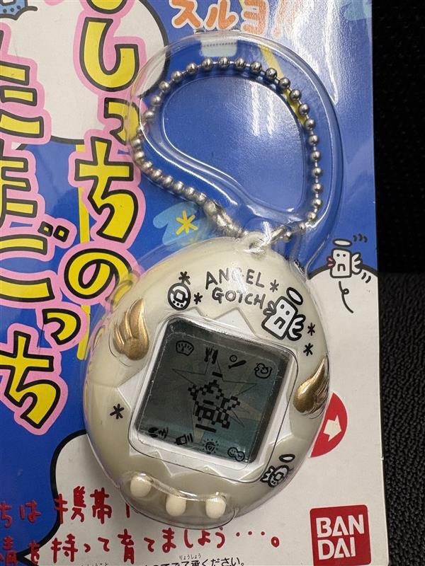 ☆★Y2863 未開封 たまごっち てんしっちのたまごっち ホワイト 当時物 てんしっち バンダイ BANDAI 自宅保管品★☆_画像2