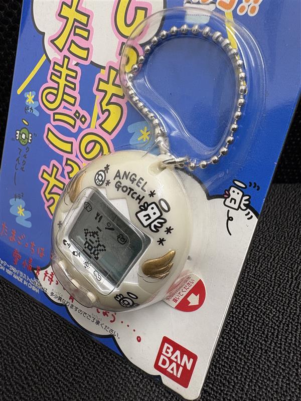 ☆★Y2863 未開封 たまごっち てんしっちのたまごっち ホワイト 当時物 てんしっち バンダイ BANDAI 自宅保管品★☆_画像3