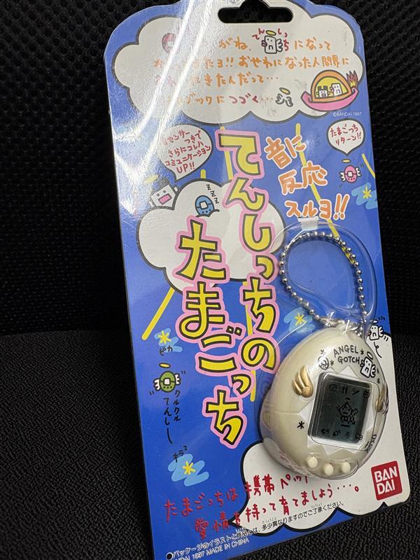 ☆★Y2863 未開封 たまごっち てんしっちのたまごっち ホワイト 当時物 てんしっち バンダイ BANDAI 自宅保管品★☆_画像6
