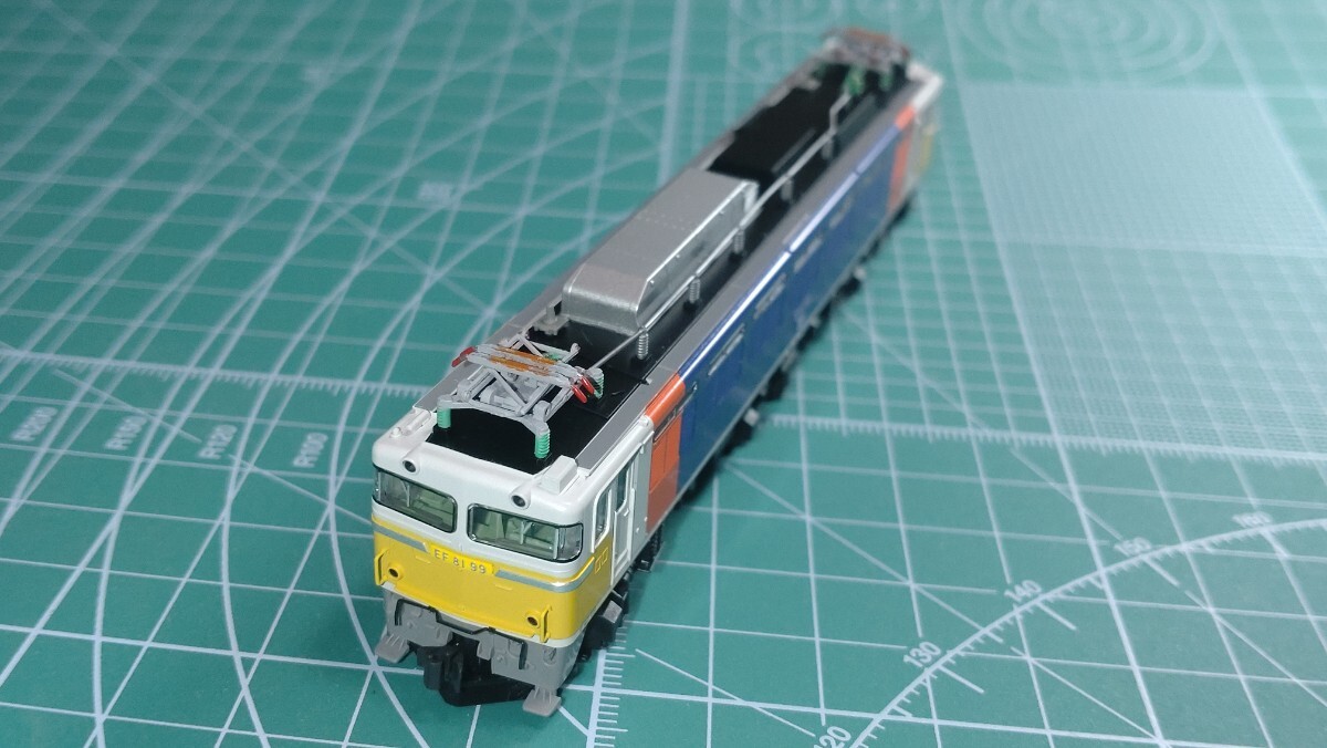 TOMIX 9127　EF81 カシオペア色　加工品_画像1