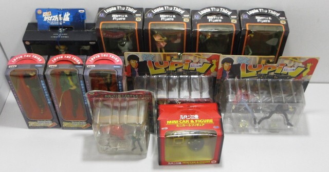 n53893-oe 中古◇ルパン三世 次元 不二子 銭形 カリオストロ フィギュア 15体セット [056-251129]_画像2