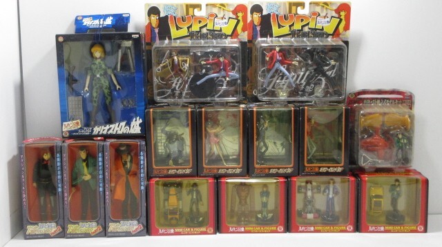 n53893-oe 中古◇ルパン三世 次元 不二子 銭形 カリオストロ フィギュア 15体セット [056-251129]_画像1