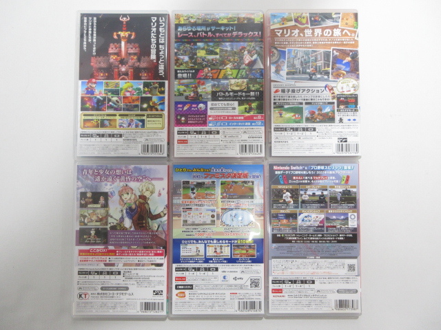 k71553-oe [送料650円] 中古○6本セット プロ野球スピリッツ 2021 グランドスラム マリオカート8 デラックス等 SWITCHソフト [037-251102]_画像2