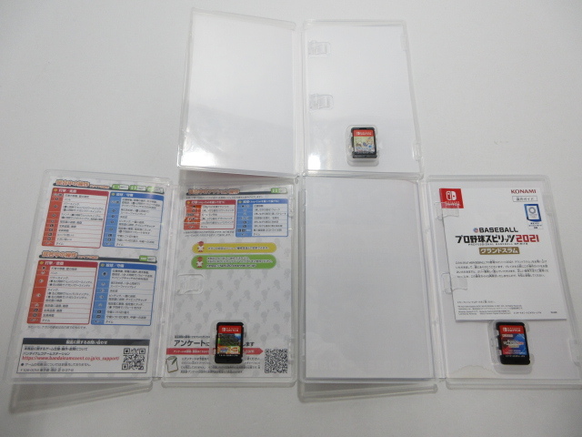 k71553-oe [送料650円] 中古○6本セット プロ野球スピリッツ 2021 グランドスラム マリオカート8 デラックス等 SWITCHソフト [037-251102]_画像5