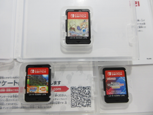 k71553-oe [送料650円] 中古○6本セット プロ野球スピリッツ 2021 グランドスラム マリオカート8 デラックス等 SWITCHソフト [037-251102]_画像6
