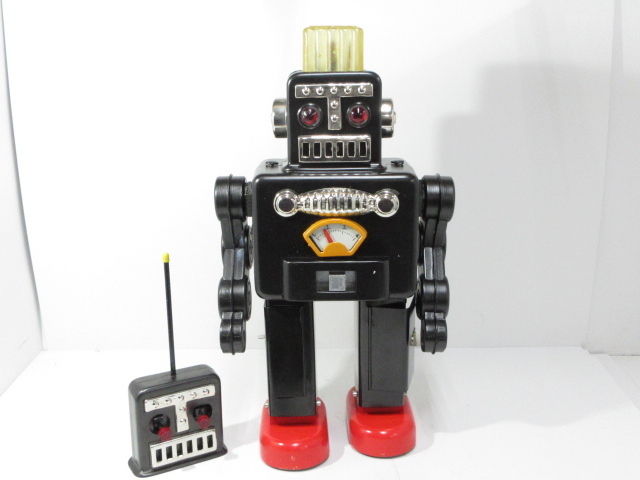 n53706-oe 中古○大阪ブリキ玩具資料室製 スモーキングスペースマン コントローラー付 [057-251117]_画像2