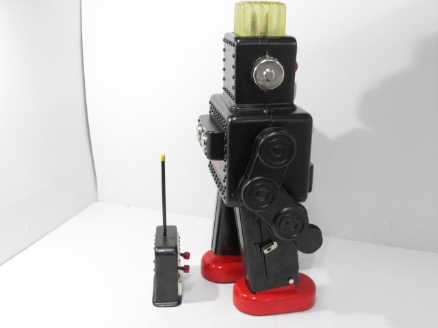 n53706-oe 中古○大阪ブリキ玩具資料室製 スモーキングスペースマン コントローラー付 [057-251117]_画像5