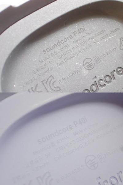 11131[i]動作品 Anker アンカー SoundCore サウンドコア P40i A3955 Bluetooth ワイヤレス イヤホン ブラック パープル 2点セット♪_画像8