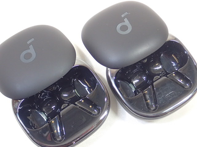 11193[i]動作品 Anker アンカー SoundCore サウンドコア Liberty 4 A3953 Bluetooth ワイヤレス イヤホン 黒 ブラック 2点セット♪_画像6