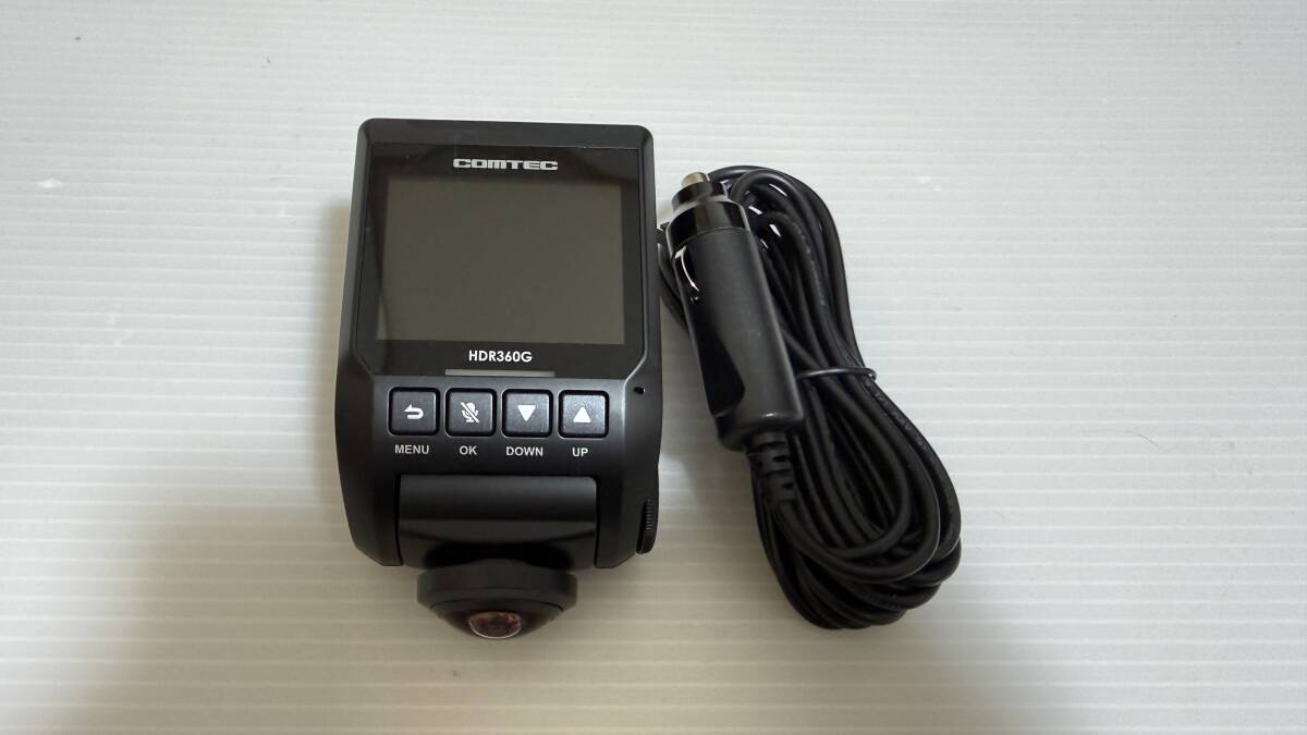 525 360度 コムテック COMTEC HDR360G ドラレコ ドライブレコーダー 送料600円_画像1