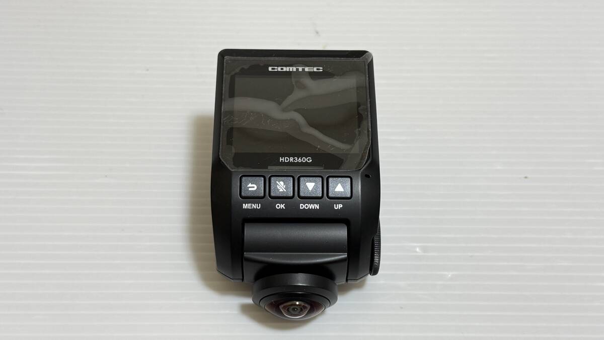 788 360度 コムテック COMTEC HDR360G ドラレコ ドライブレコーダー 送料600円_画像3