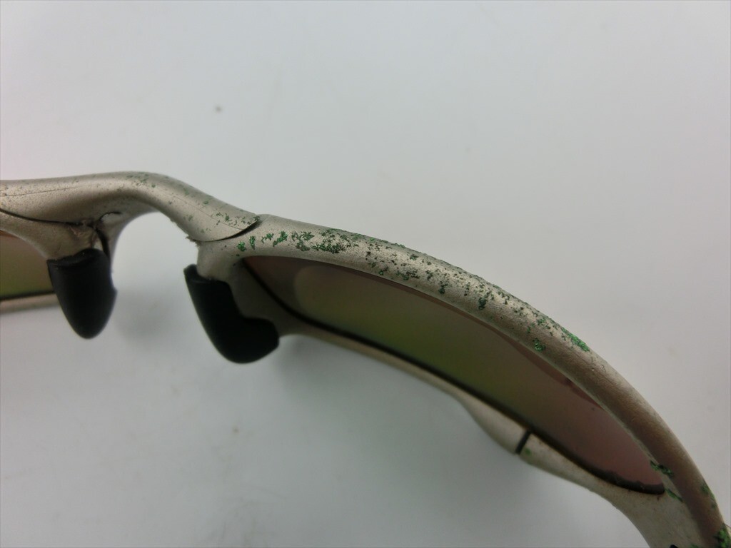 T【5f-63】【60サイズ】▲Oakley オークリー P008737 スポーツサングラス/度なし/※傷汚れ・塗装剥げ・全体錆・緩み有_画像8